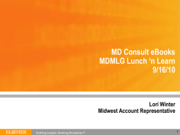 Why buy MD Consult eBooks?