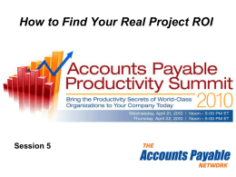How to Find Your Real Project ROI