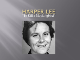 Harper Lee - Kentucky Department of Education