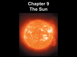 Chapter 9 The Sun - University of New Mexico