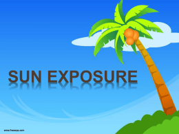 Sun Exposure - Livonia Public Schools
