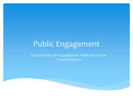 Public Engagement - Amalgamated Transit Union