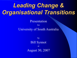 How to Handle Change in Your Organisation