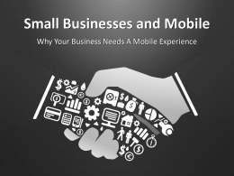Small Businesses and Mobile