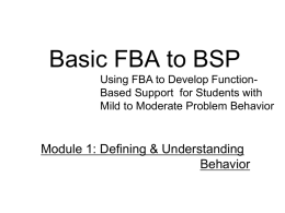 Practical FBA Training
