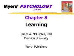 Introduction to Psychology - Ms. Kelly's AP Psychology Website