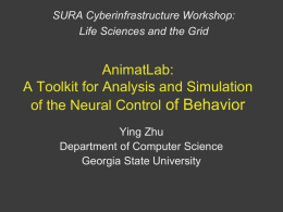 AnimatLab: A Toolkit for Analysis and Simulation of the