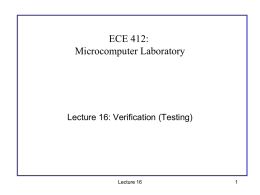 Lecture 11 - University of Illinois at Urbana&ndash;Champaign