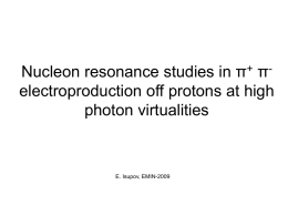 Nucleon Resonance Studies in π+ π