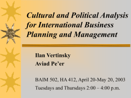 Lecture 1 - Sauder School of Business