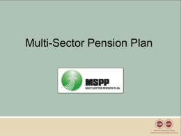 Multi-Sector Pension Plan