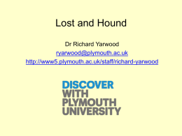 Lost and Hound. From Community to Hybrid Networks of Rural