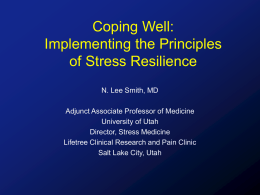 Mind-Body Issues: Creating Stress Resilience