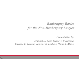 Bankruptcy-Basics-Presentation