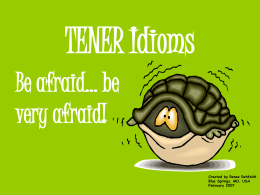 TENER Idioms - Tonie Ogimachi's Website