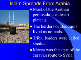 Islam Spreads From Arabia