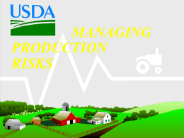 Managing Production Risks