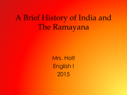 Brief History of India and the novel Siddhartha