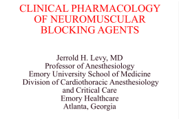 CLINICAL PHARMACOLOGY OF ROCURONIUM BROMIDE