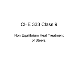 CHE 333 Class 7 - Chemical Engineering