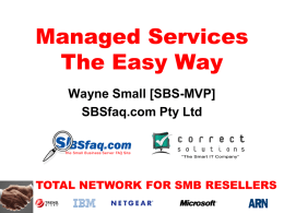 Managed Services – The Easy Way