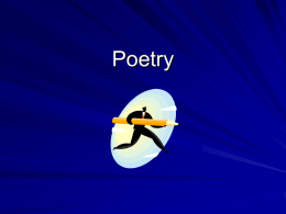 Poetry - PBworks