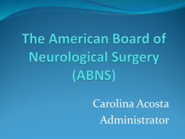 ABNS YES! - The Society of Neurological Surgeons