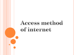 Access method of internet