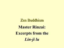 Zen Buddhism - Cirencester College