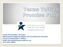 Texas Tuition Promise Fund
