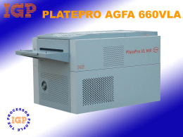PLATEPRO AGFA 660VL - IGP The Processor People