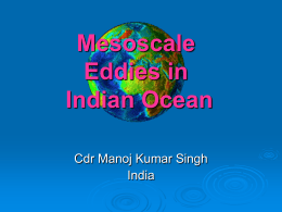 Meoscale Circulation in Indian Ocean