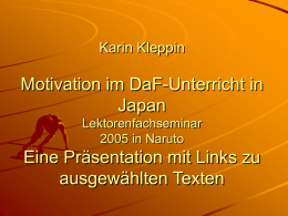 Karin Kleppin Motivation – nur ein Mythos?
