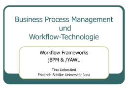 Business Process Management und Workflow