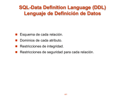 Chapter 4: SQL