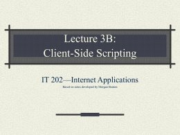 Lecture 4: Application Architecture and Lifecycle