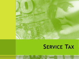 Service Tax - AccountAid India