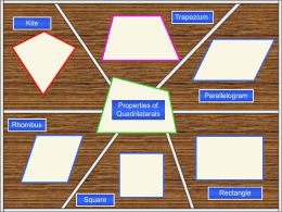Quadrilateral (Properties of)