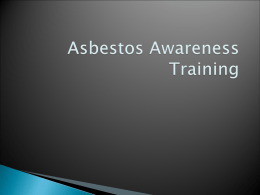 Asbestos Awareness Training - Health and Safety for Beginners