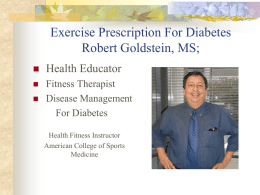 Exercise Prescription For Seniors