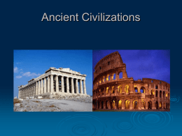 Ancient Civilizations - East Irondequoit Central School