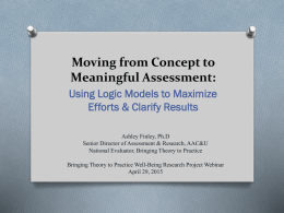 Assessment - Bringing Theory to Practice | Supporting and