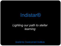 My Notes - Indistar