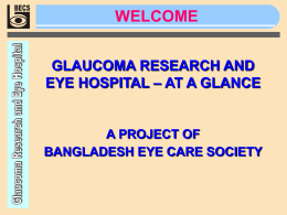 AT A GLANCE - Bangladesh Eye Care Society