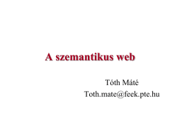 A szemantikus web