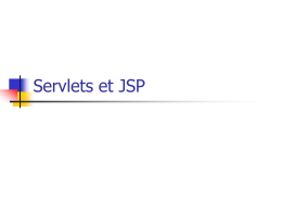 Servlets et JSP - electricservices
