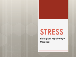 STRESS - Beauchamp Psychology