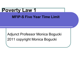 Poverty Law 1