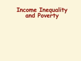 Income inequality and poverty - Virginia Community College