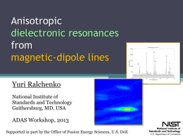 Analyzing 10,000-eV dielectronic resonances with 80
